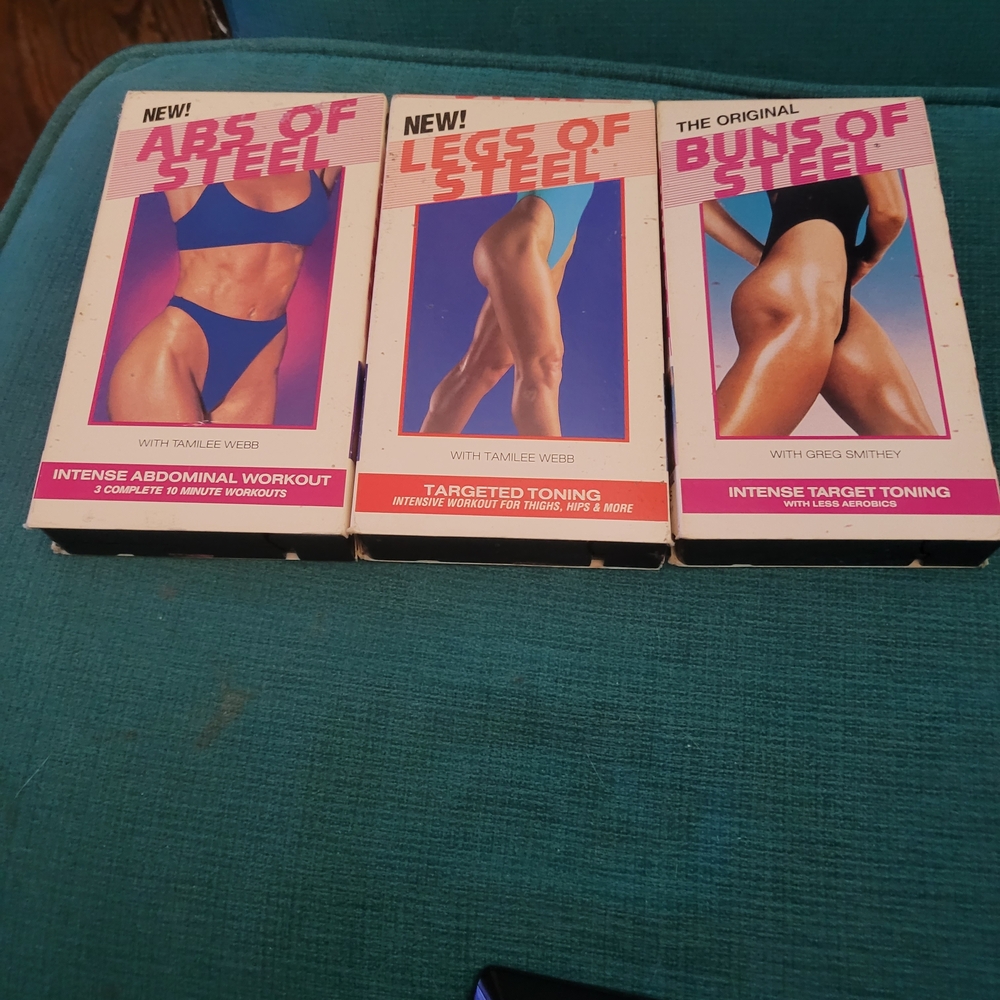 Abs/Buns/Legs of Steel Workout VHS Set